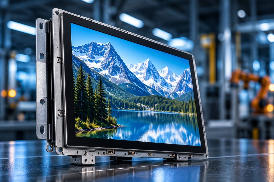 Open-frame industrial TFT display
